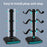 8006S USB Hub Game Controller Holder Control Handle Headphone Storage Stand with 9 RGB Light - Black - 2