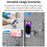 DEVIA ES091 Ultra2 Magnetic Multi-Angle Adjustable Metal Phone Stand Suction Cup Cellphone Holder - Black - 2