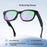 FG01 AI Smart Bluetooth-Compatible Glasses Calling Music Voice Assistant Photochromic Lenses 512M Memory - Black - 3