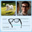FG01 AI Smart Bluetooth-Compatible Glasses Calling Music Voice Assistant Photochromic Lenses 512M Memory - Black - 4