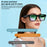 FG02 Smart Glasses AI Voice Camera Photo Real-time Translation Call Sunglasses 512MB Memory - Black - 4
