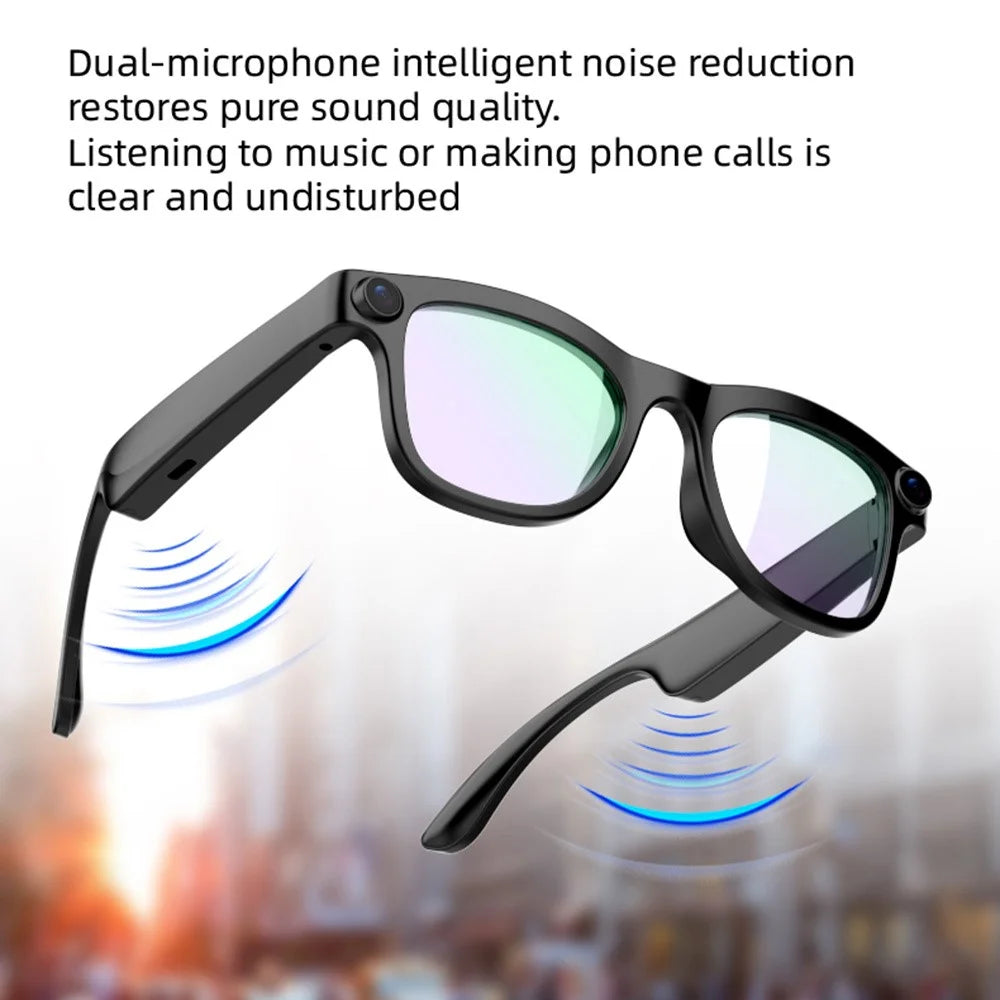 FG03AI Smart Glasses HD Camera Intelligent Recognition AI Translation Conference Tool 512M Memory - Black - 5