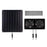 20W-2FAN14 Solar Exhaust Fan Kit 20W Solar Panel Animal Pet House Exhaust Fan - Black - 1