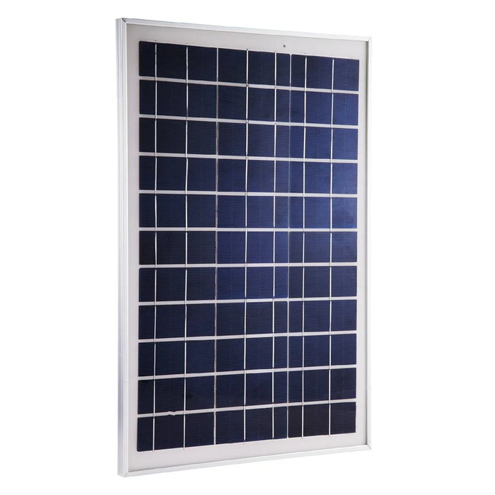 LK325-255+60A(CON10BL) 2Pcs Solar Panel Kit 30W Monocrystalline Silicon Solar Charger with 60A Controller, Aluminum Alloy Frame - White - 4