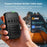 UNIWA BM008 Wireless Handheld Intercom PTT Microphone Bluetooth-Compatible 3W Speaker Walkie Talkie - Black - 3