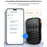 UNIWA BM008 Wireless Handheld Intercom PTT Microphone Bluetooth-Compatible 3W Speaker Walkie Talkie - Black - 4