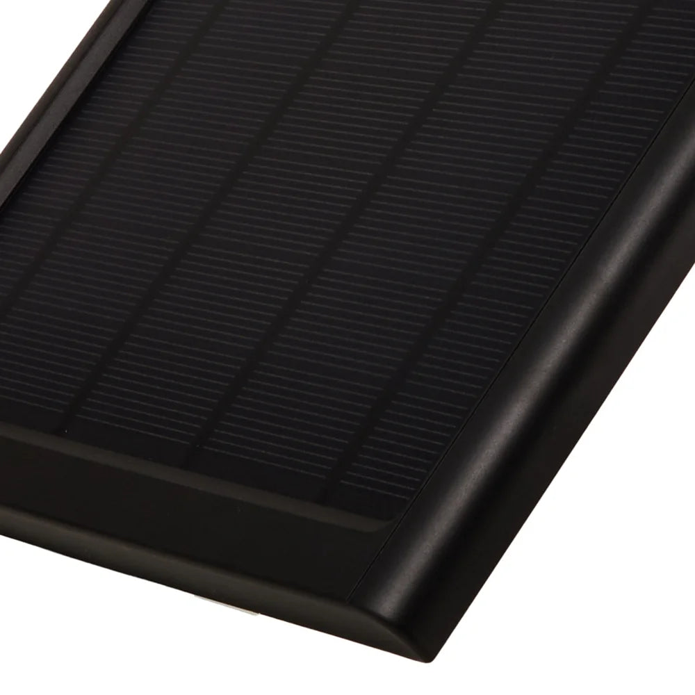 CSP8W-DC 8W 5V Solar Charging Panel for Security Camera Doorbell Weatherproof Outdoor Power Supply - Black - 5