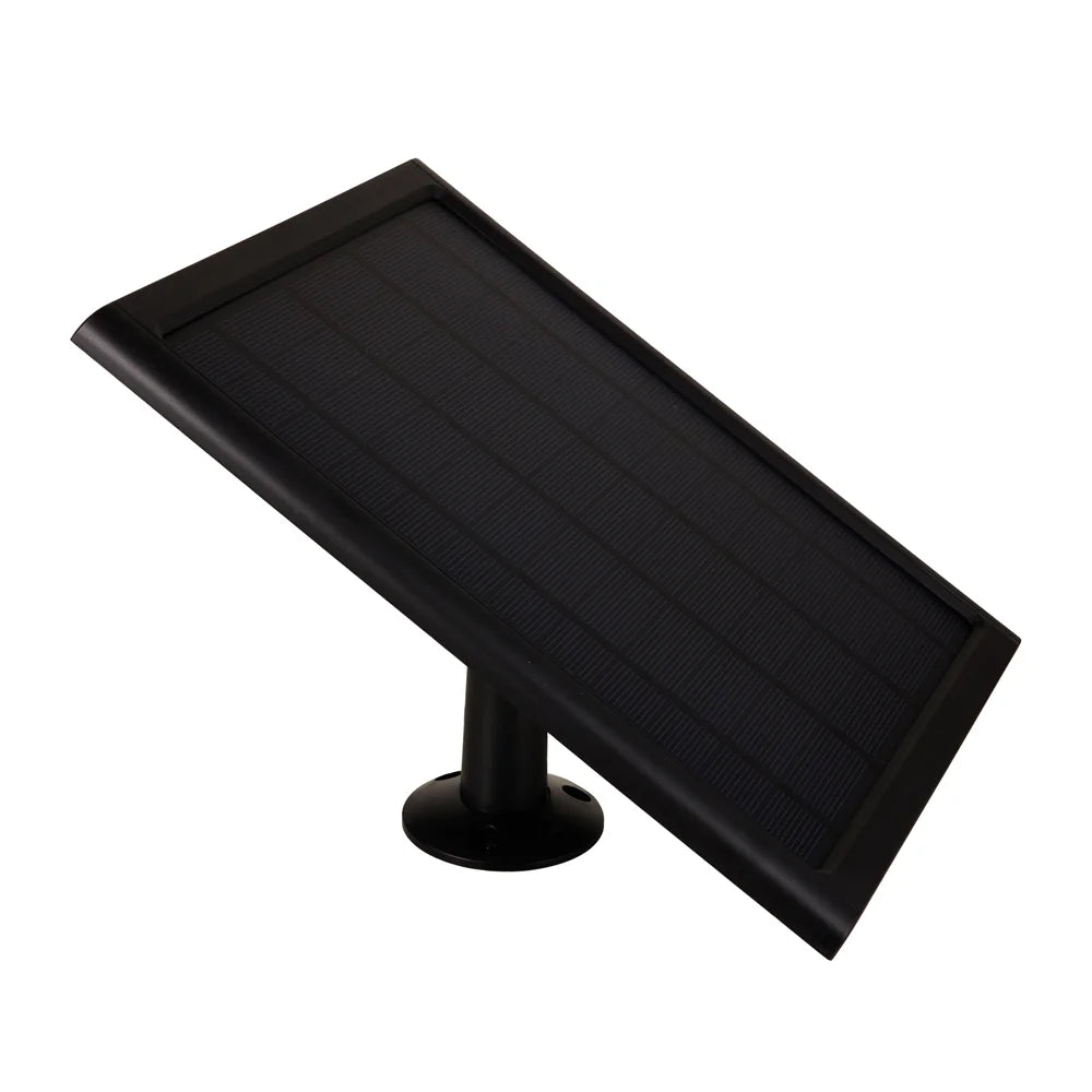 CSP8W-DC 8W 5V Solar Charging Panel for Security Camera Doorbell Weatherproof Outdoor Power Supply - Black - 7
