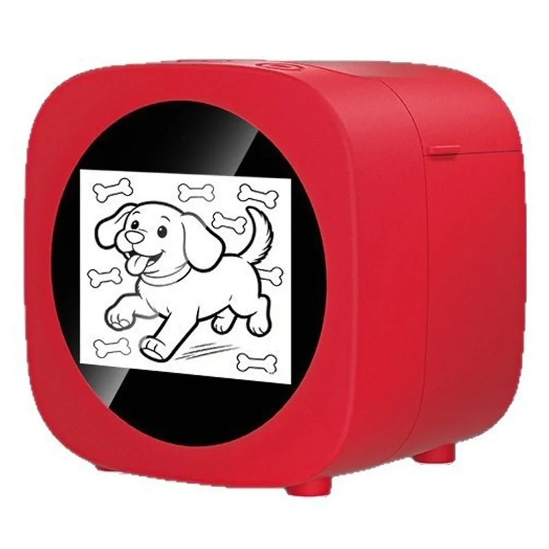 X16 AI Voice Control Smart Kids Drawing Printer 2.4 Inch HD Screen Thermal Pocket Printing Machine - Red - 1