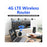 DNXT M10 Pro 4G LTE WiFi 6 Portable Wireless Router Mobile Hotspot with Color OLED Display - Blue - 2