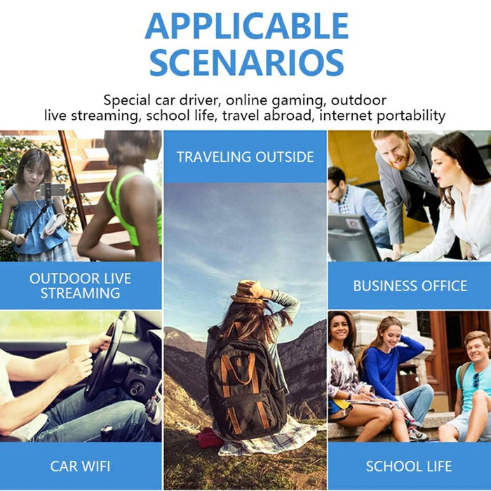 A51-E Eurasian Version Portable 4G WiFi Router MiFi Hotspot with SIM Card Slot LCD Display Mobile Wireless Modem - 3