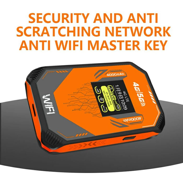 A51-L American Version Portable 4G WiFi Router MiFi Hotspot with SIM Card Slot LCD Display Mobile Wireless Modem - 2