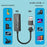 HU-02A HD to USB-A / Type-C 2 in 1 Video Capture Card for Gaming Console / PC / Phone Live Streaming Adapter Cable (Chip: MS2109) - Black - 5