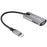 HU-04C HD to USB-C Video Capture Card 4K Game Streaming Live Broadcast Recorder Adapter - Grey - 1