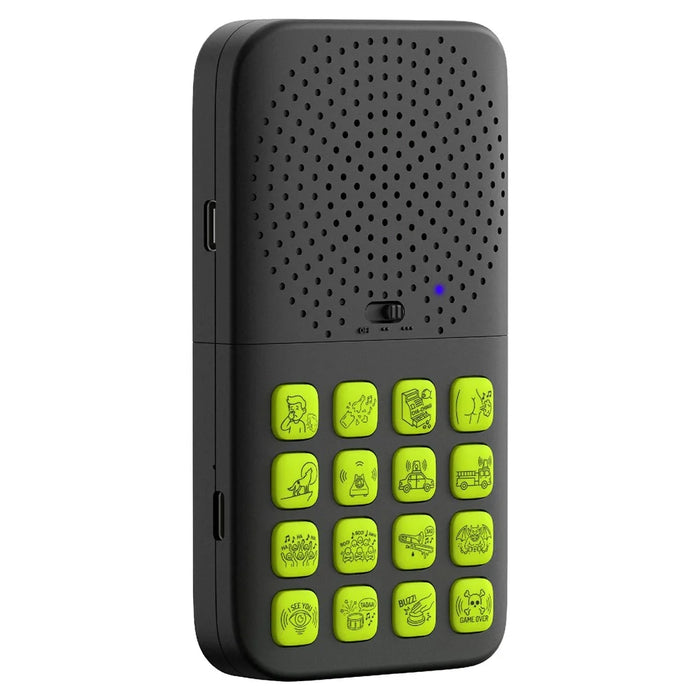 T16 Wireless Remote Control Sound Device 16 Sound Effects Magnetic Detachable Rechargeable Prank Toy - Black - 2
