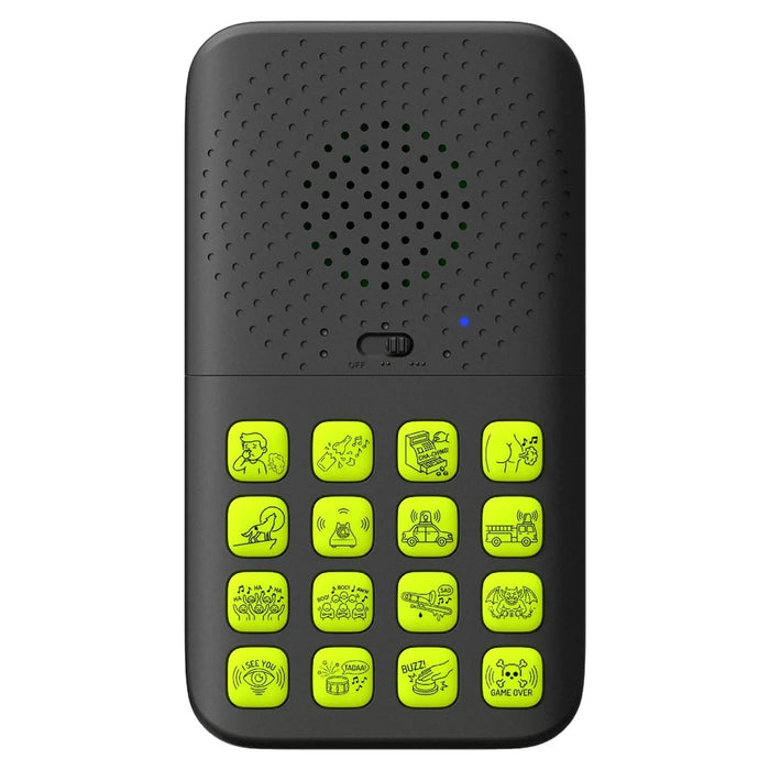 T16 Wireless Remote Control Sound Device 16 Sound Effects Magnetic Detachable Rechargeable Prank Toy - Black - 3