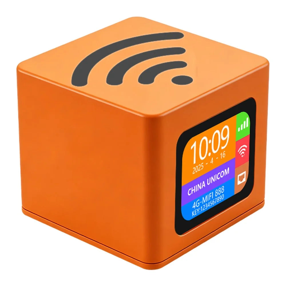 Q51-E 4G LTE WiFi 6 Router without Battery Color Display CPE Wireless Modem with SIM Card Slot and RJ45 Port - EU Plug - 1
