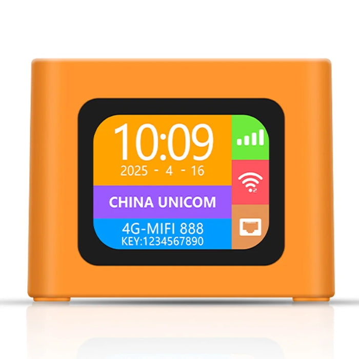 Q51-E 4G LTE WiFi 6 Router without Battery Color Display CPE Wireless Modem with SIM Card Slot and RJ45 Port - EU Plug - 6