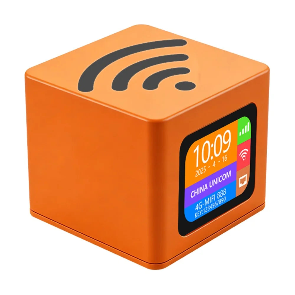 Q51-E 4G LTE WiFi 6 Router with 3000mAh Battery Color Display CPE Wireless Modem with SIM Card Slot and RJ45 Port - EU Plug - 1