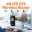 Q52-E 4G WiFi Router without Battery SIM Card Slot LCD Display WiFi 6 CPE 300Mbps Modem with RJ45 Port, Eurasian Version / Black - US Plug - 2