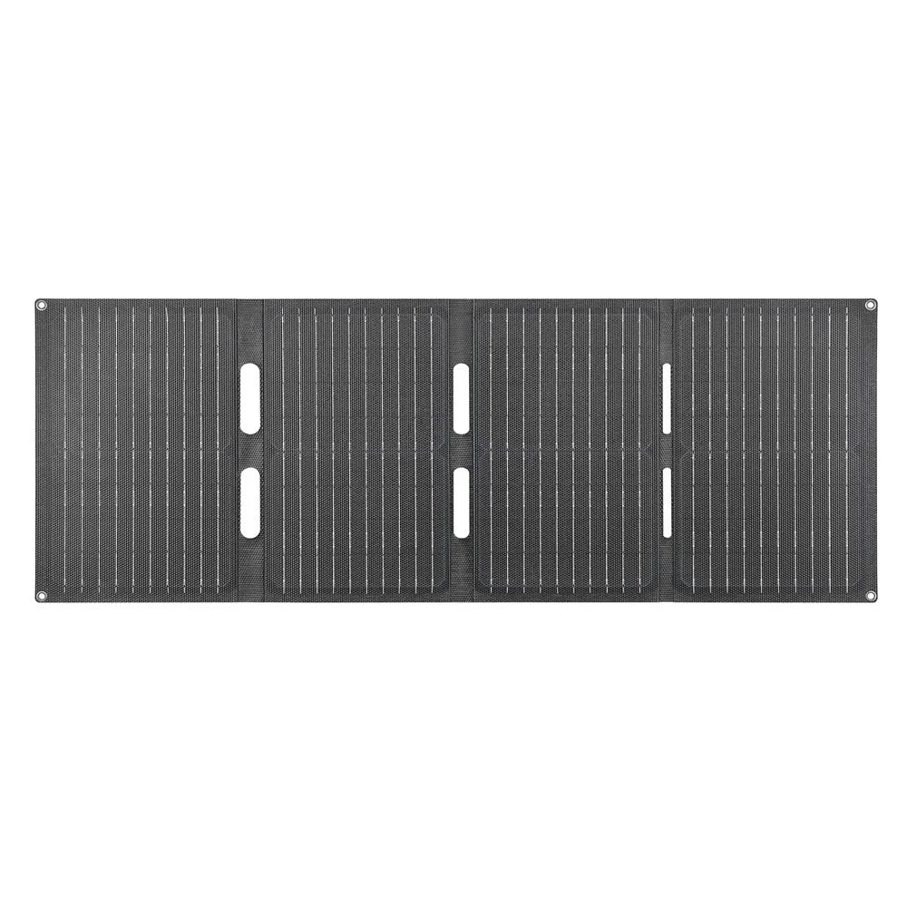 DE-40 40W Solar Charger with Type-C  /  USB  /  DC Ports IP65 Waterproof Foldable Monocrystalline Solar Panel - Black - 6