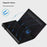 Bi-fold RFID Blocking Wallet for AirTag Genuine Cow Leather Aluminium Alloy Pop-Up Card Case - Black - 6