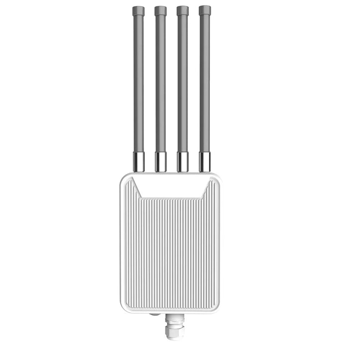 HW1800M Outdoor Waterproof AX1800 WiFi 6 Wireless AP Router 2.4 / 5.8G Dual Band Modem with High Gain Antenna - US Plug - 1