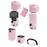Y007 For DJI Osmo Pocket 3 Shockproof Case Gimbal Camera Anti Scratch Silicone Protective Cover Set - Pink - 1