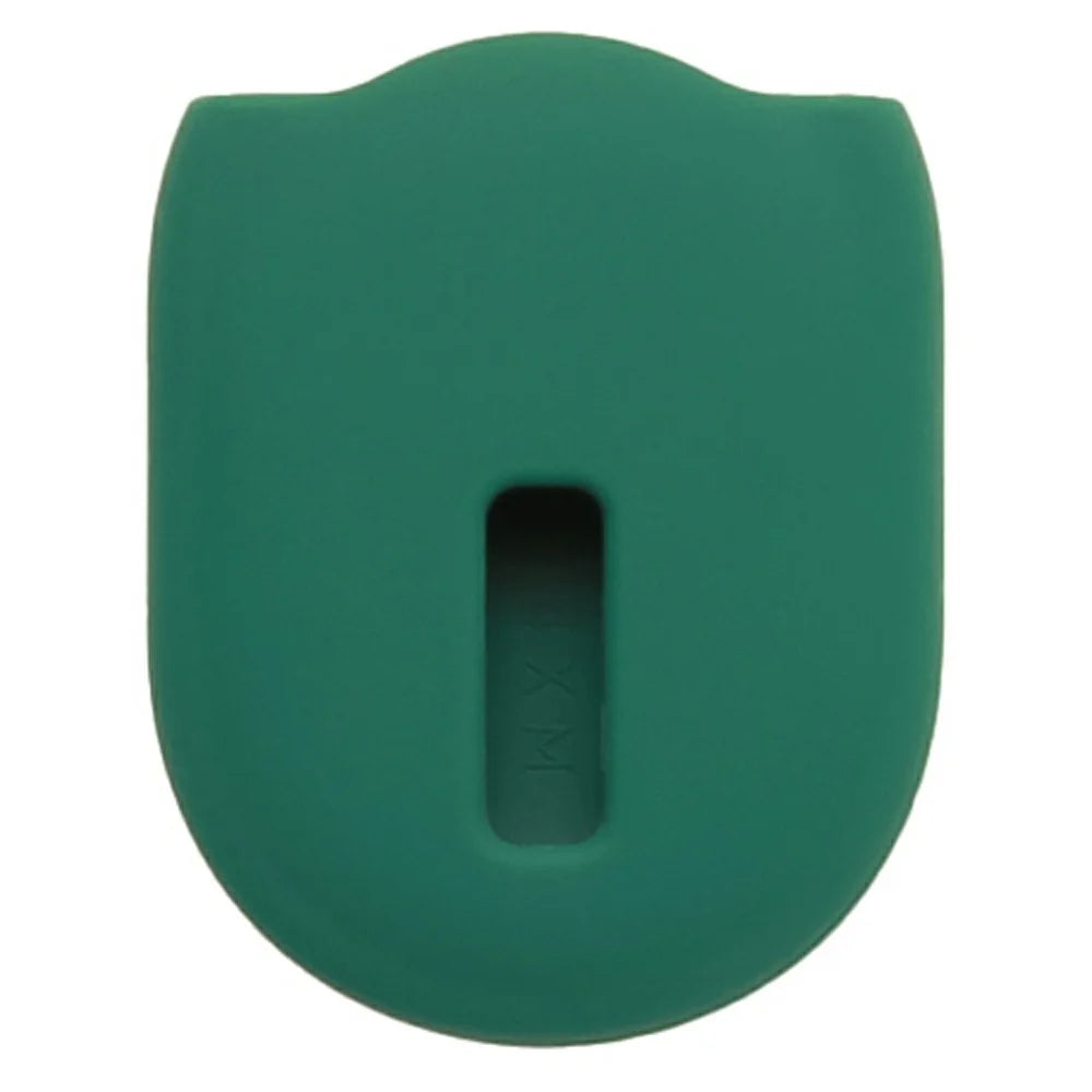For Xiaomi Tag Silicone Protective Case Shockproof Tracker Cover with Hanging Buckle - Blackish Green - 1