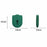 For Xiaomi Tag Silicone Protective Case Shockproof Tracker Cover with Hanging Buckle - Blackish Green - 7
