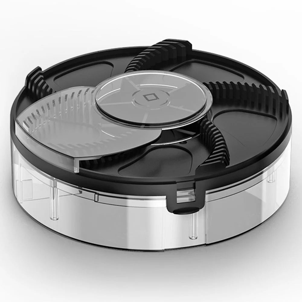 USB Rechargeable Automatic Rotating Fly Trap Electric Fly Catcher Household Flying Control Device - Black - 1
