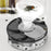 USB Rechargeable Automatic Rotating Fly Trap Electric Fly Catcher Household Flying Control Device - Black - 2