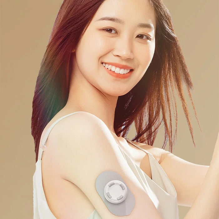 Q1 Mini Wireless Massage Pads 6 Massage Modes 2 Replaceable Pads with Charging Case for Full Body Relief - White - 7