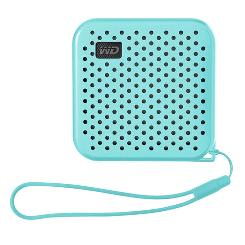 For Western Digital WD Elements SE SSD Silicone Case Shockproof Protective Cover with Lanyard - Mint Green - 1