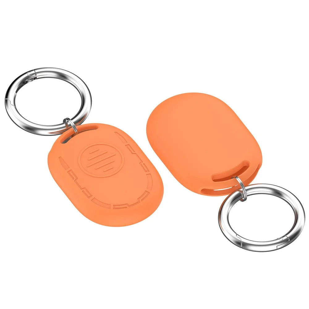 For Xiaomi Tag Silicone Case Anti-lost Device Tracker Protective Cover - Orange - 4