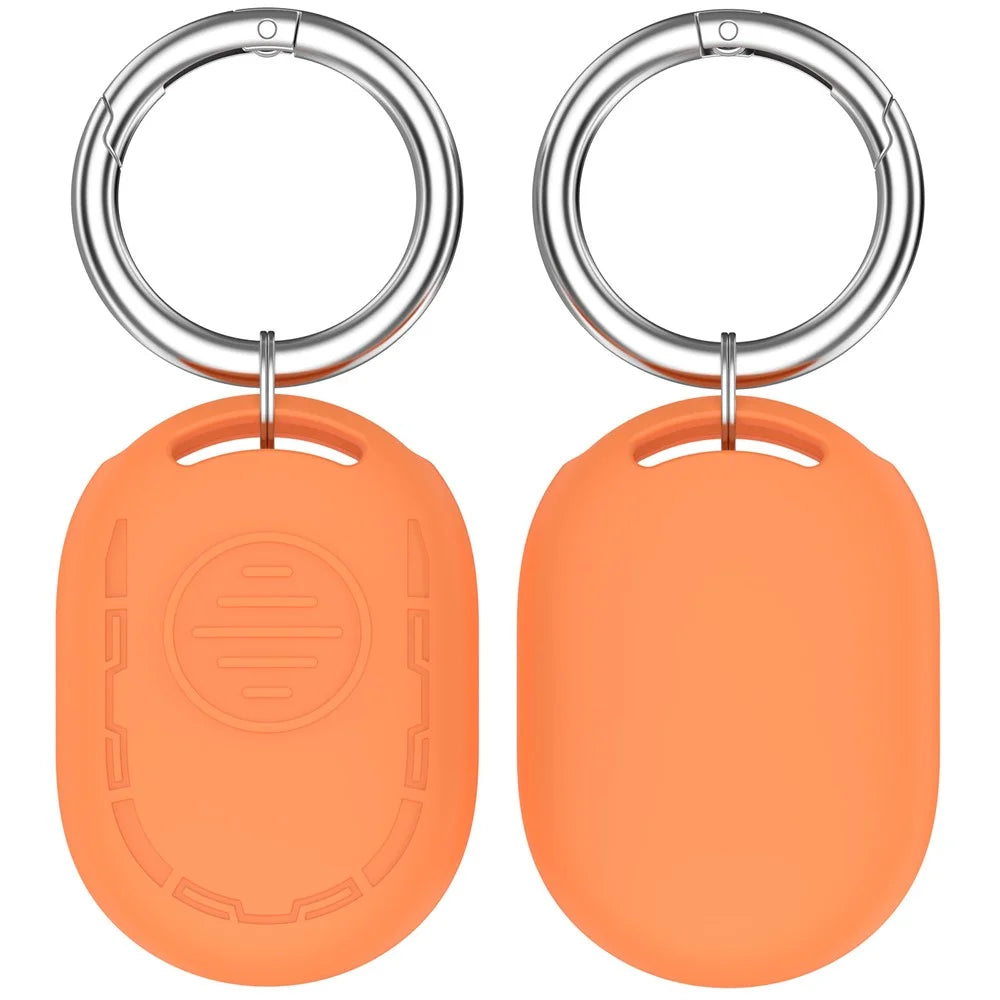 For Xiaomi Tag Silicone Case Anti-lost Device Tracker Protective Cover - Orange - 5
