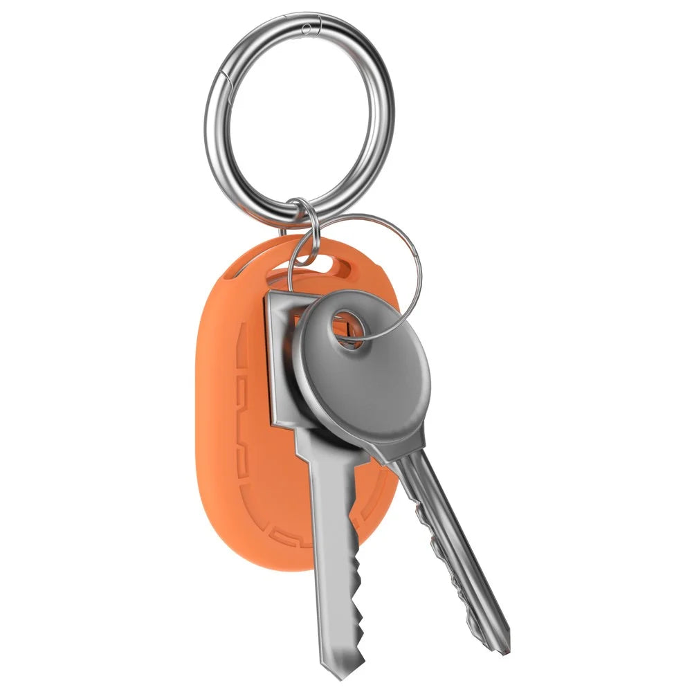For Xiaomi Tag Silicone Case Anti-lost Device Tracker Protective Cover - Orange - 6