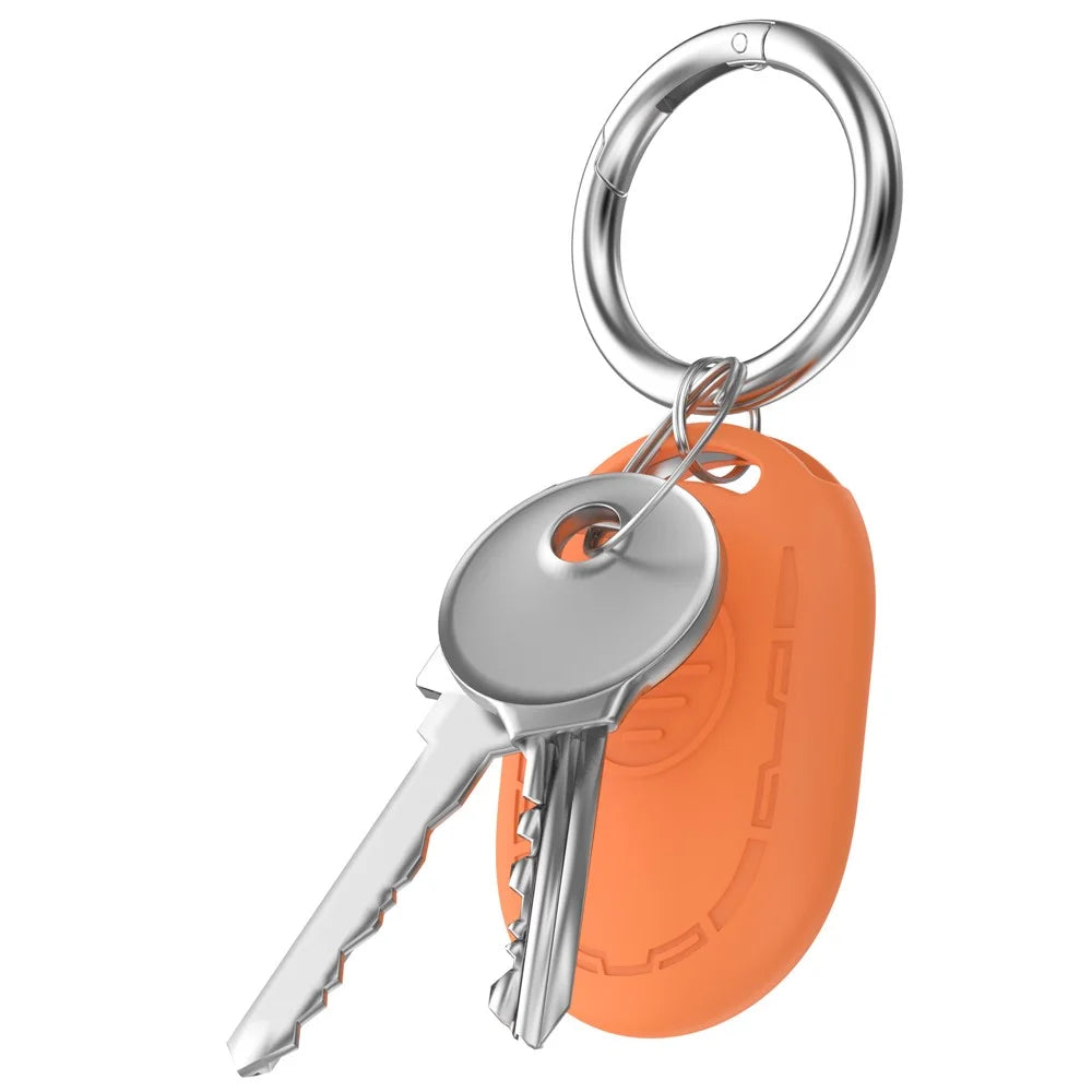 For Xiaomi Tag Silicone Case Anti-lost Device Tracker Protective Cover - Orange - 7