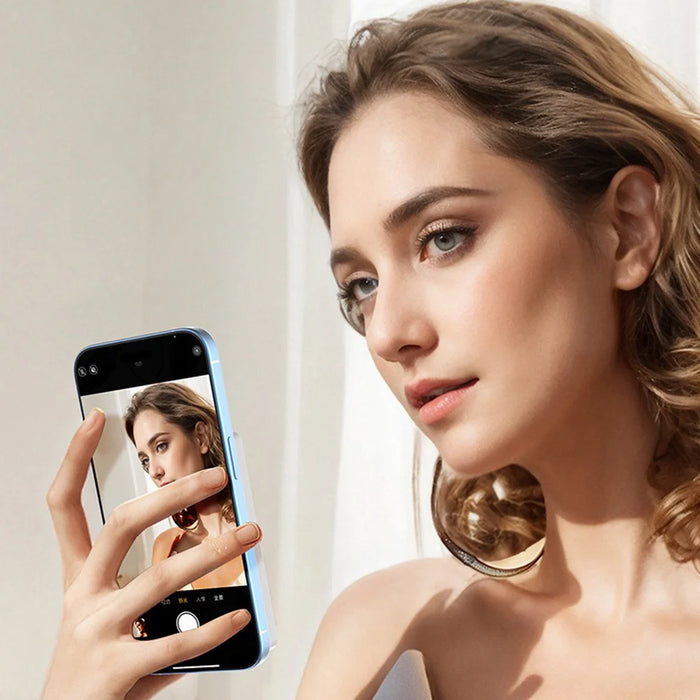 T1 Ultra 4.02 Inch Touchscreen Wireless Phone Screen Mirroring Device for Selfie Rear Camera - Gray - 5