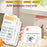 A35 Mini Thermal Printer 200 DPI Bluetooth-compatible Inkless Portable Printer for Label Note Photo (APP: AumiLabel) - Green - 5