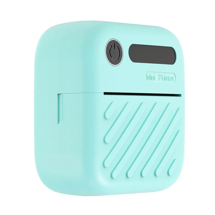 A36 Mini Thermal Printer 200 DPI Portable  Bluetooth-compatible Label Printer for Office Study (APP: AumiLabel) - Green - 1