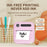 A36 Mini Thermal Printer 200 DPI Portable  Bluetooth-compatible Label Printer for Office Study (APP: AumiLabel) - Green - 4