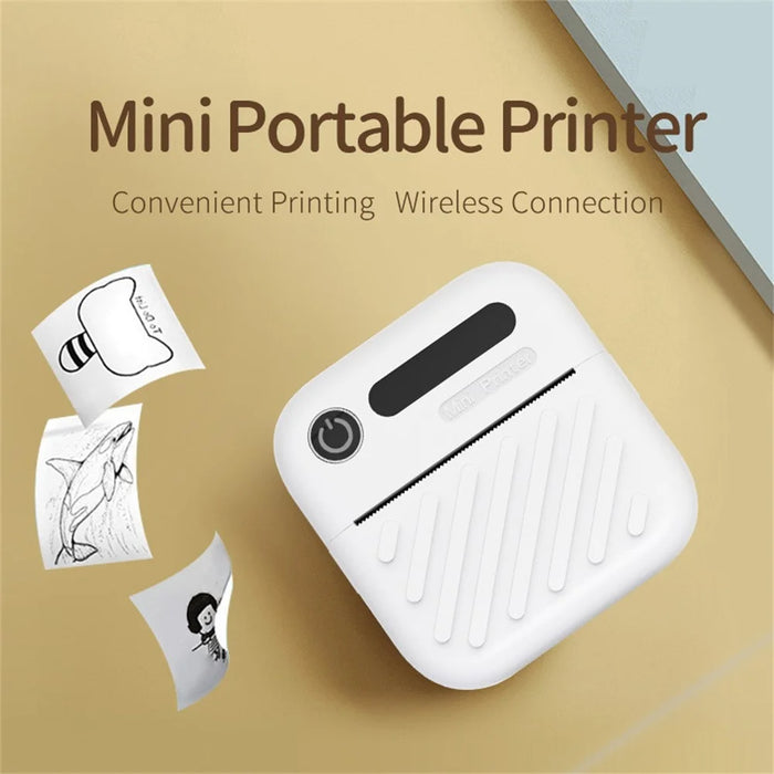 A36 Mini Thermal Printer 200 DPI Portable  Bluetooth-compatible Label Printer for Office Study (APP: AumiLabel) - Green - 5