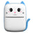 A9 Cartoon Cat Design Mini Thermal Printer 200 DPI Bluetooth-compatible Portable Pocket Printer (APP: AumiLabel) - Blue - 2