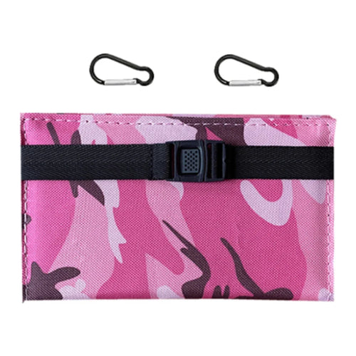 20W 4 Folds Portable Solar Panel Charger Pack IP65 Waterproof Foldable Outdoor Emergency Power Bank  - Pink - 1