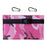 20W 4 Folds Portable Solar Panel Charger Pack IP65 Waterproof Foldable Outdoor Emergency Power Bank  - Pink - 1