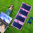 20W 4 Folds Portable Solar Panel Charger Pack IP65 Waterproof Foldable Outdoor Emergency Power Bank  - Pink - 4