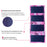 20W 4 Folds Portable Solar Panel Charger Pack IP65 Waterproof Foldable Outdoor Emergency Power Bank  - Pink - 6