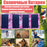 20W 4 Folds Portable Solar Panel Charger Pack IP65 Waterproof Foldable Outdoor Emergency Power Bank  - Pink - 7