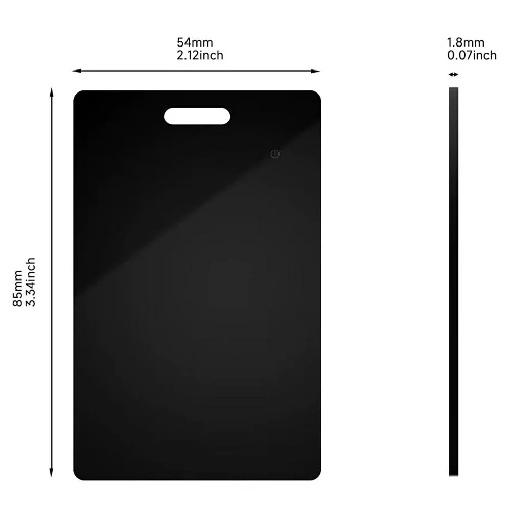 K2 Card Size Ultra Thin Wallet Locator IP68 Waterproof Item Finder Smart Tracker for iOS Android - 6